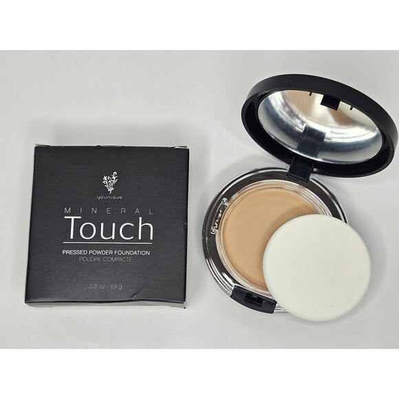 New Younique Mineral Touch Pressed Powder Foundation Velour .31oz New in Box - Picture 1 of 7